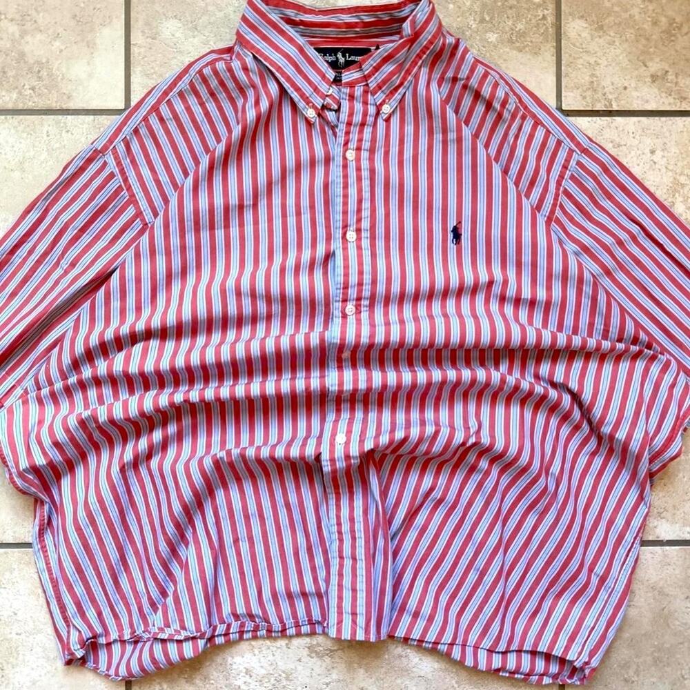 Ralph Lauren Blake Short Sleeve Button Up Shirt - Size XXL